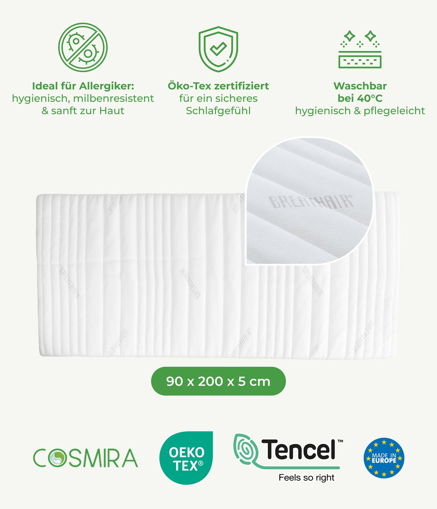 Schwitzen im Schlaf? So verhindert der Breathair®-Topper lästigen Wärmestau